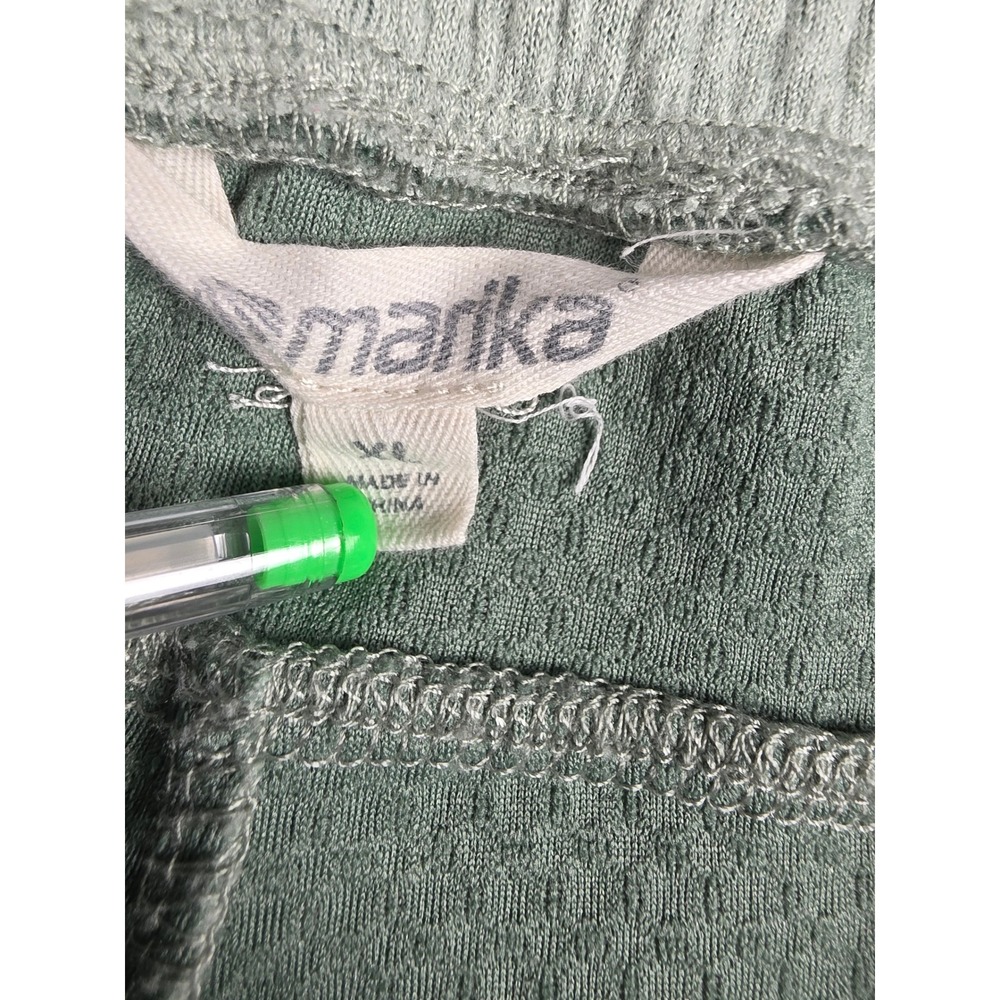 Marika Womens Sage Green Textured Jogger Pants XL Drawstring Pockets Activewear - Picture 7 of 10